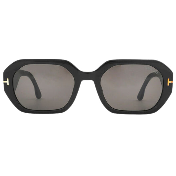 Tom Ford Veronique Smoke Lens Shiny Black Sunglasses One Size